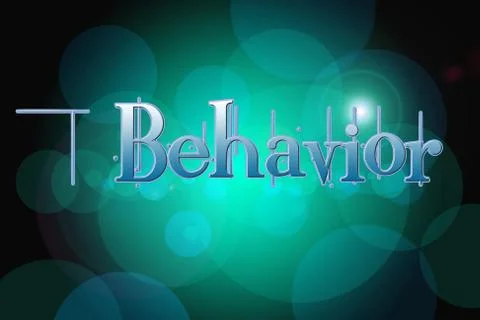 Behavior concept Stock Illustration