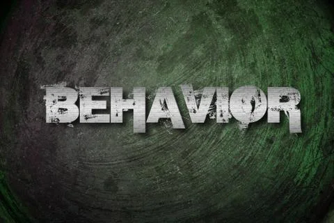 Behavior concept Stock Illustration