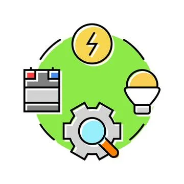 Behavioral changes color icon vector illustration Stock Illustration