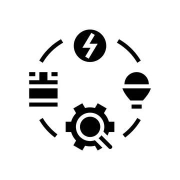 Behavioral changes glyph icon vector illustration Stock Illustration