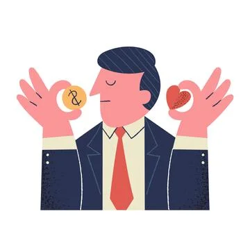 Behavioral Economics. Vector illustration Stock Illustration