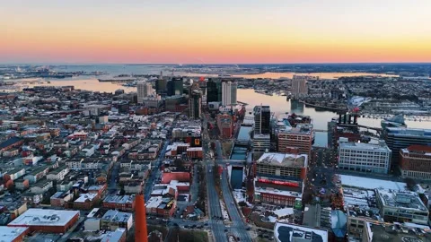 Behind the Blanket of the Horizon - Baltimore, MD Video stock 336358150