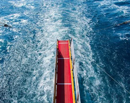 Behind the boat Stock Photos
