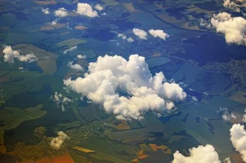 Behind the clouds Stock Photos