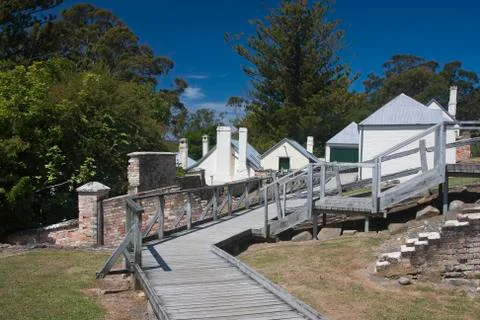 Behind the Commandant's House. Stock Photos