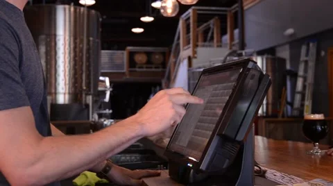 Behind the Counter Cashier Stock Footage 68151906