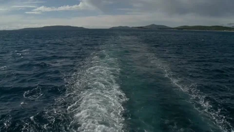 Behind the cruise ship 動画素材 148859332