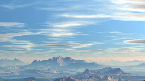 Behind the mountain Stock Footage 31891375