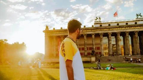Behind a museum in Berlin Stock Photos
