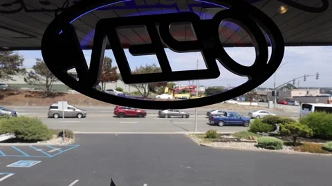 Behind the Open Sign 動画素材 201771329