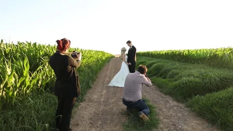 Behind The Scenes Between The Cornfields Stock Footage 114881987