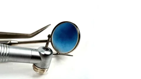 Behind the Scenes: Close-Up of Dental Instruments Stock Footage 273411021