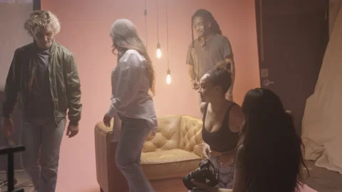 Behind the Scenes Footage of Camera Crew... | Stock Video | Pond5