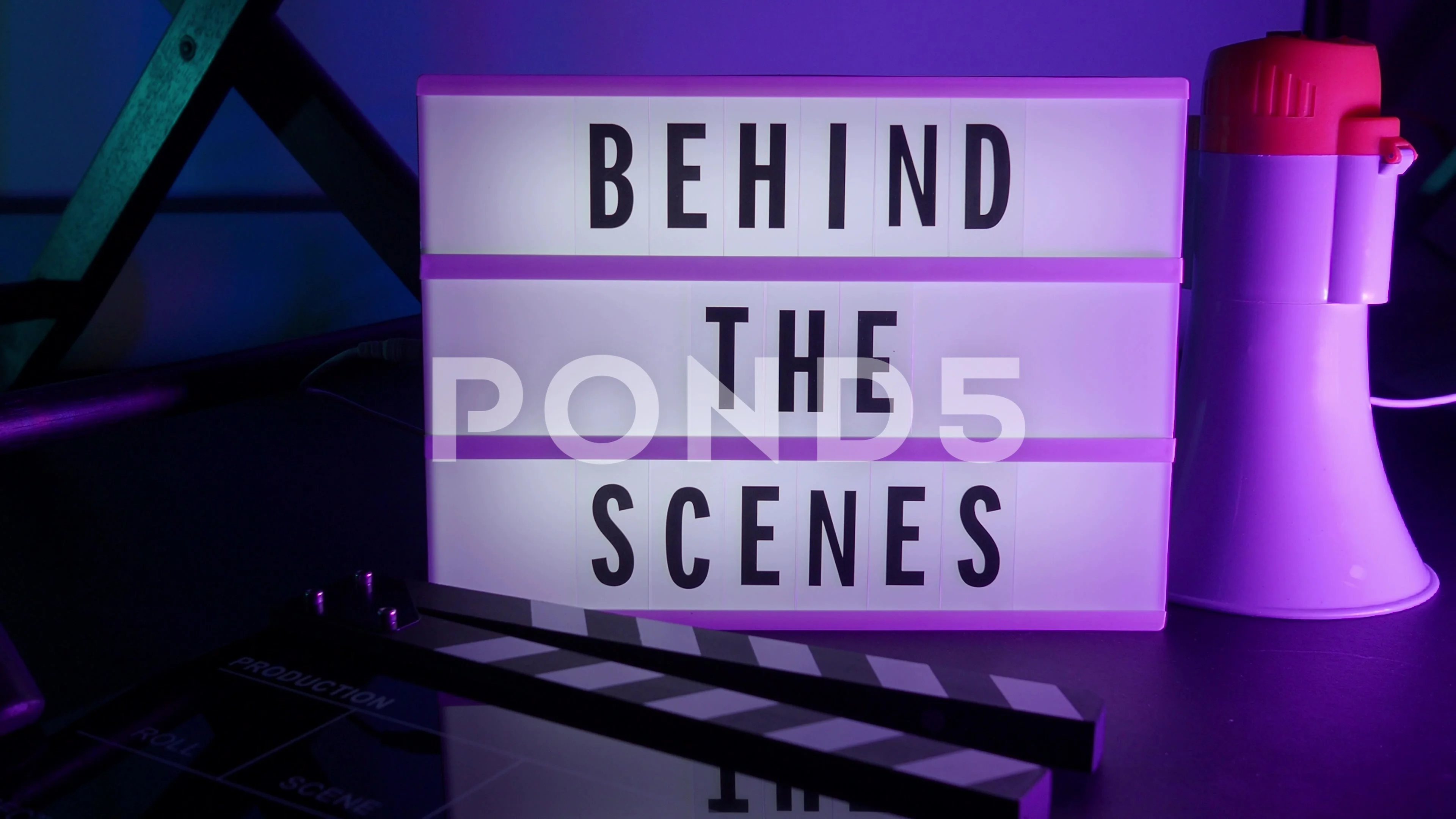 Scenes Letterboard Text Lightbox Cinema Light Box Movie