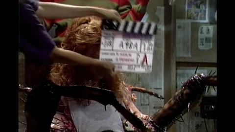 Behind The Scenes of Nightmare on Elm Street : Fimiling Nightmare On Elm Street Video stock 80792605