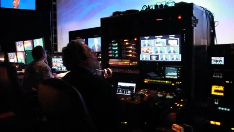 Behind the scenes of TV production Vidéo 4885395
