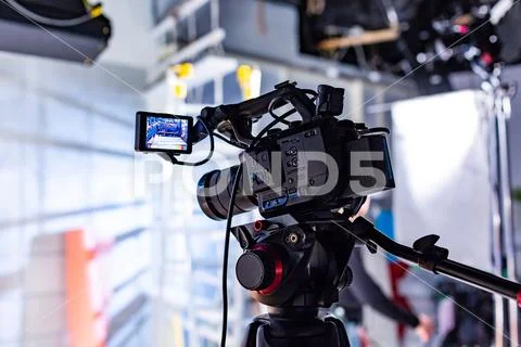 Behind the scenes of video production or video shooting Stock-Fotos