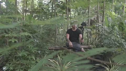 Behind The Scenes of a Vlog Stock Footage 243069123