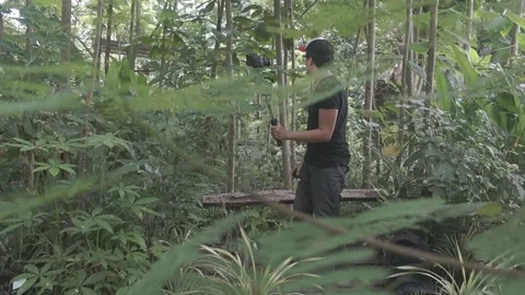 Behind The Scenes of a Vlog Stock Footage 243069127