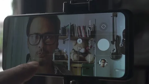 Behind The Scenes of a Vlog Stock Footage 243069137