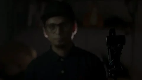 Behind The Scenes of a Vlog Stock Footage 243069194