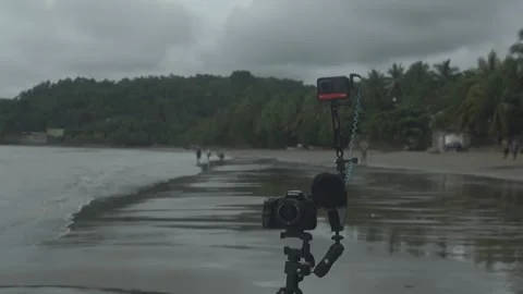 Behind The Scenes of a Vlog Stock Footage 243069603