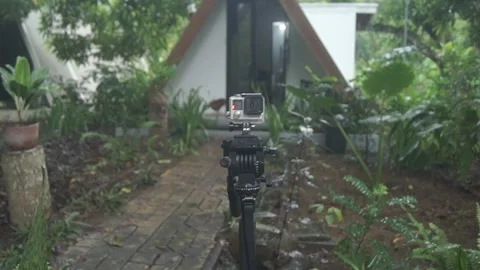 Behind The Scenes of a Vlog Stock Footage 243069605