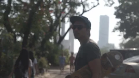 Behind The Scenes of a Vlog Stock Footage 243070322