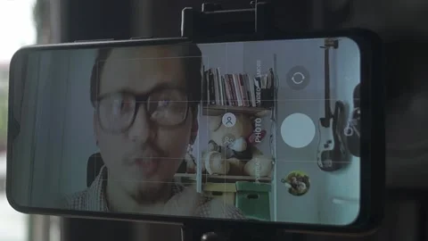 Behind The Scenes of a Vlog Stock Footage 243091819