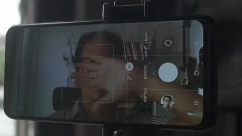 Behind The Scenes of a Vlog Stock Footage 243091936