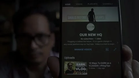 Behind The Scenes of a Vlog Stock Footage 243092039