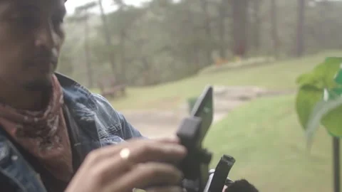 Behind The Scenes of a Vlog Stock Footage 243092043