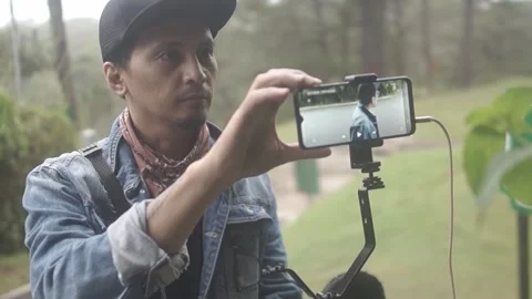 Behind The Scenes of a Vlog Stock Footage 243092050