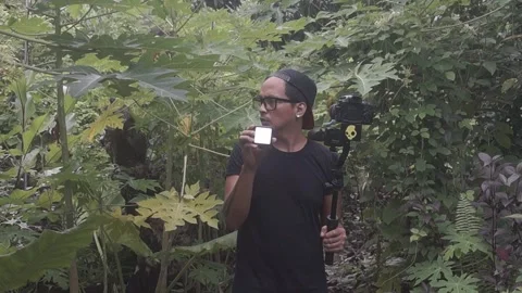 Behind The Scenes of a Vlog Stock Footage 243095096