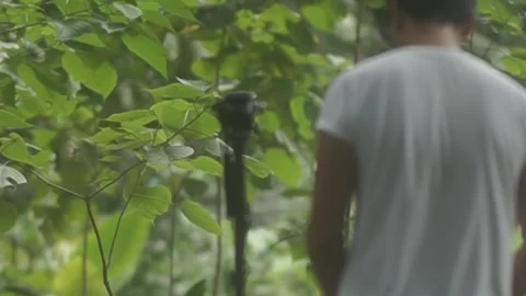 Behind The Scenes of a Vlog Stock Footage 243095225