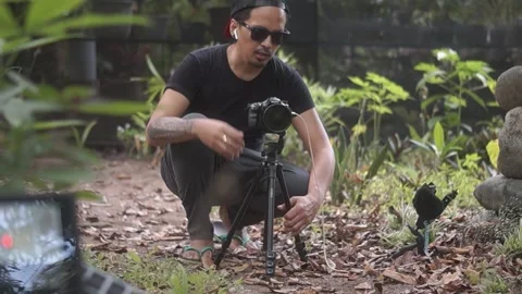 Behind The Scenes of a Vlog 스톡 동영상 243095333