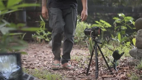 Behind The Scenes of a Vlog Stock Footage 243095336