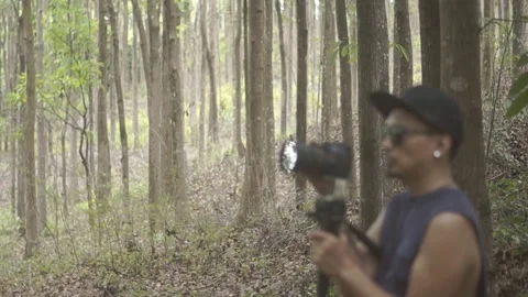 Behind The Scenes of a Vlog Video stock 243095363