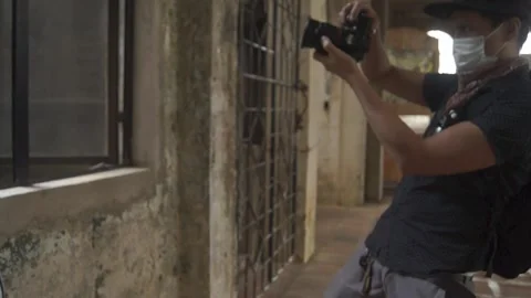 Behind The Scenes of a Vlog Stock Footage 243095365