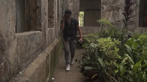 Behind The Scenes of a Vlog Video stock 243095377