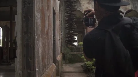 Behind The Scenes of a Vlog Stock Footage 243095378