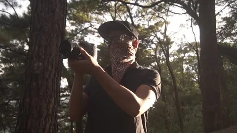 Behind The Scenes of a Vlog Stock Footage 243095384