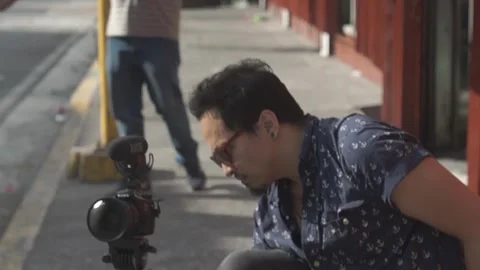 Behind The Scenes of a Vlog 스톡 동영상 243095399