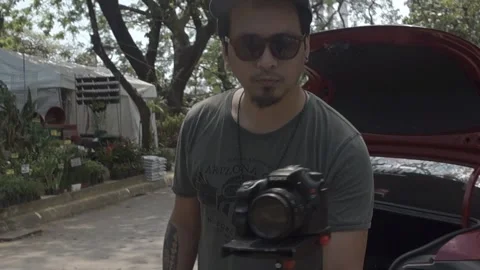 Behind The Scenes of a Vlog Stock Footage 243095401