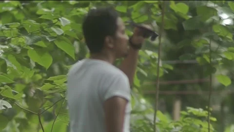 Behind The Scenes of a Vlog Stock Footage 243095727