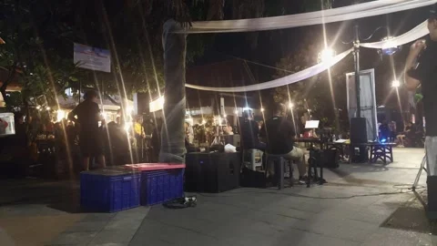 Behind the Stage Video stock 301544197