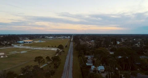 Behind the Train Stock-Footage 95984354