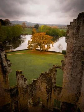 Behind the wall Stock Photos