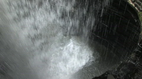 Behind the Waterfalls Vídeo Stock 447633