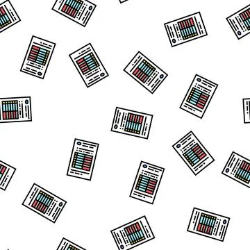 Behind wheel instruction vector seamless pattern Stock-Illustration